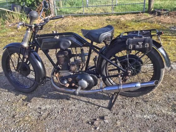 John McMillan early motor bicycle Sunbeam