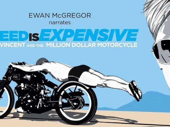 Speed Is Expensive will be released on 25 September as a DVD. The image is US record-setter Rollie Free...