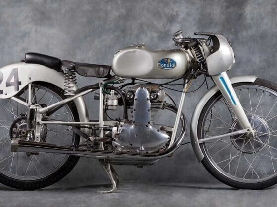 1952 Mondial 125 Monoalbero GP in original unrestored condition, as raced by factory riders and privateers