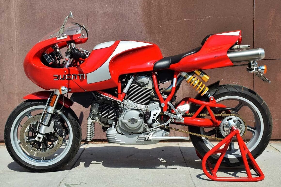 2002 Ducati MH900e, one of 2,000 limited editions. One owner - John Goldman - with original books and tools