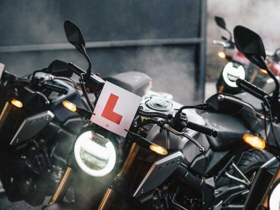 motorcycle L plate