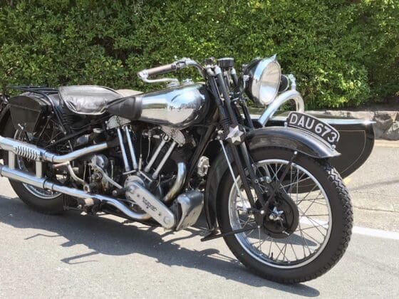 1936 Brough Superior sidecar