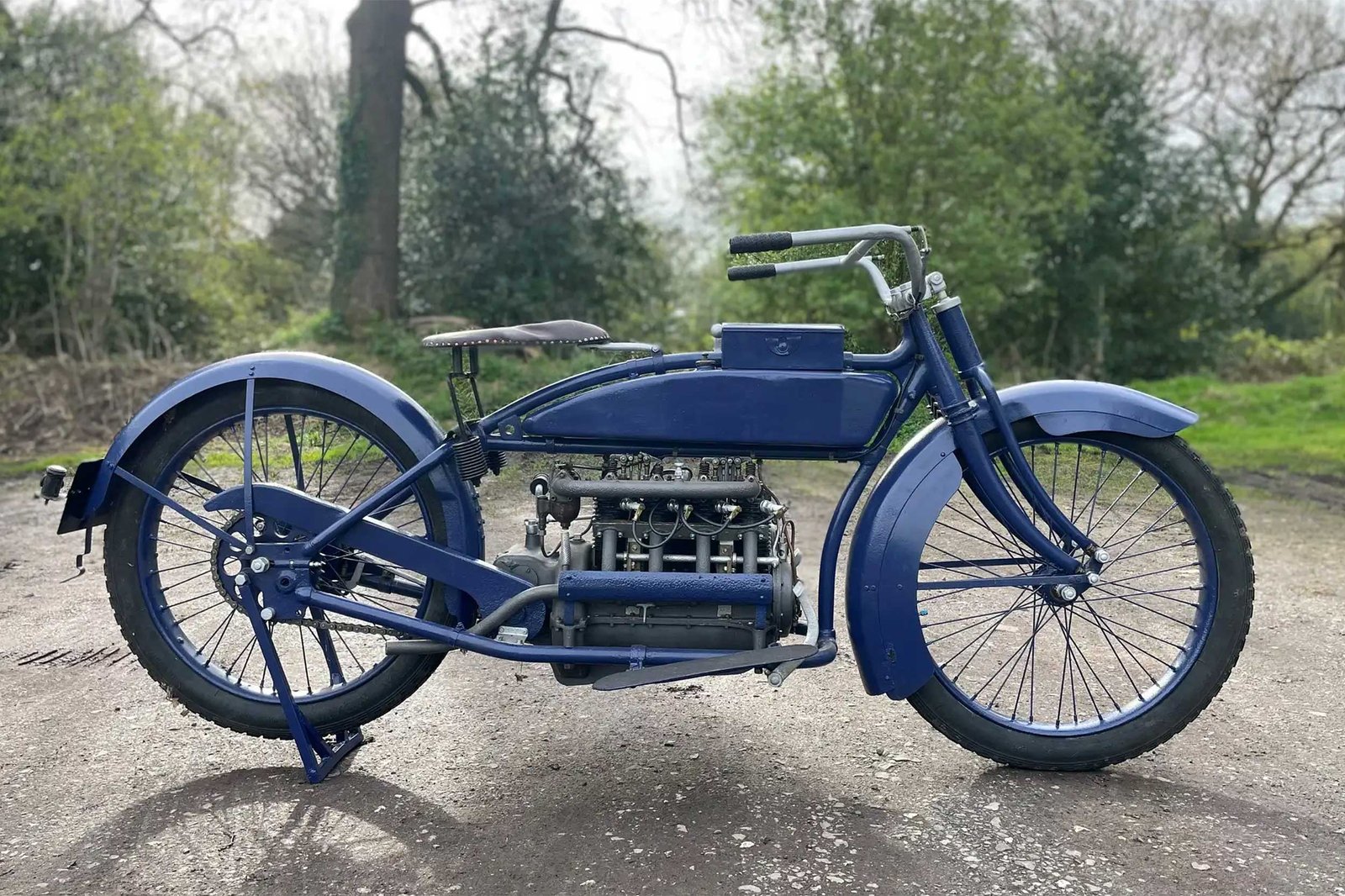 Rare Henderson Model 2Z Four-cylinder project being offered with No Reserve.