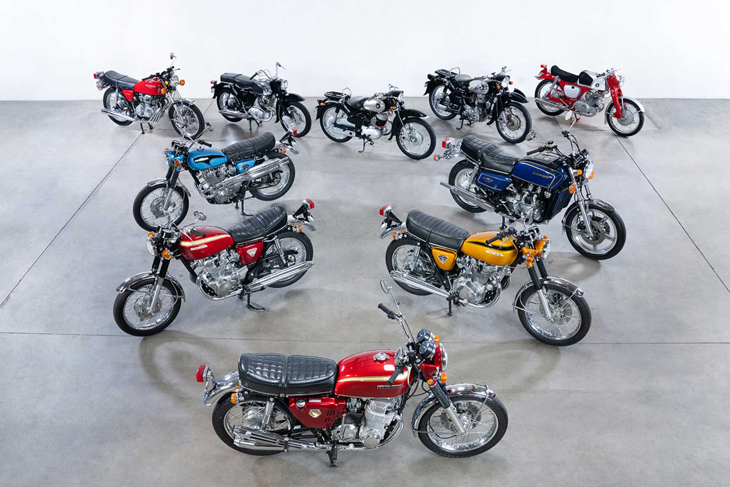 A renowned collection of Honda motorcycles is also up for auction