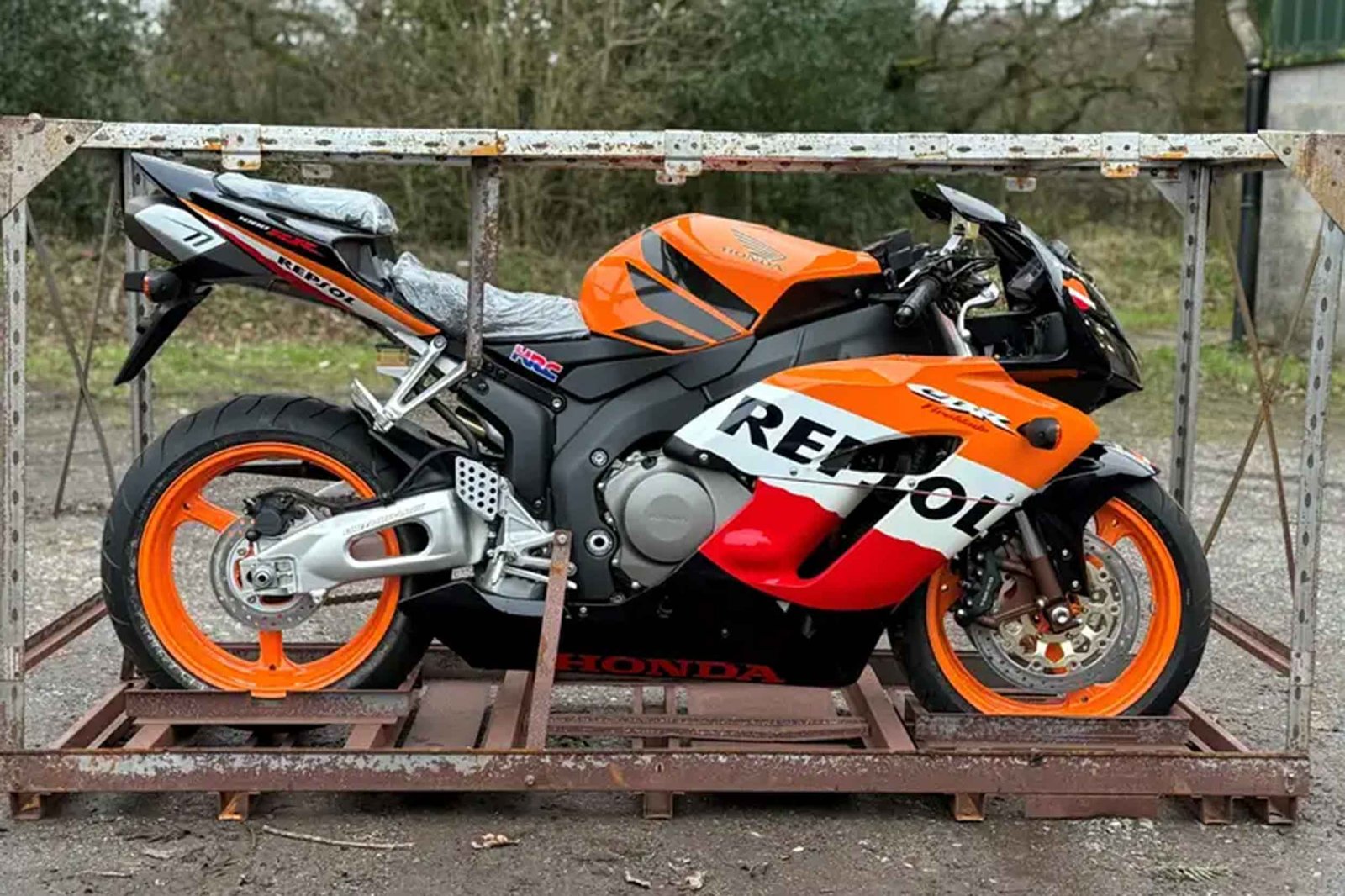Honda Fireblade brand new in a crate