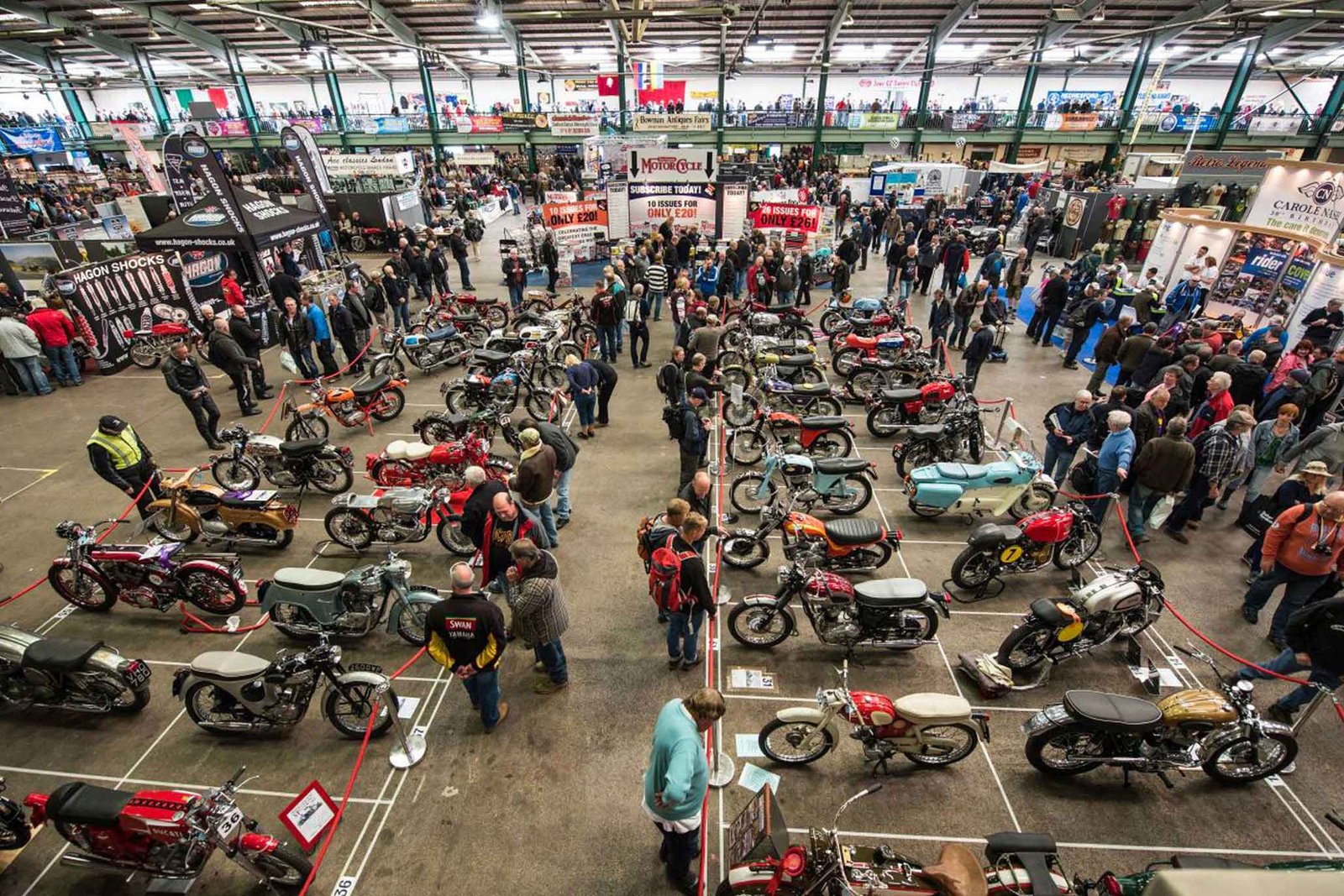 Stafford classic motorcycle mechanic show